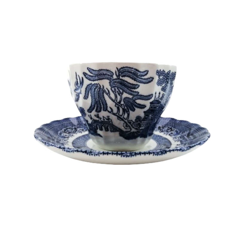Royal Wessex Bone China Blue and White Duo