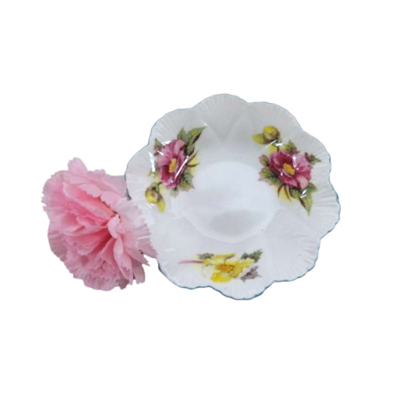 Shelley China Begonia Dainty Round Nut Or Bon Bon Dish