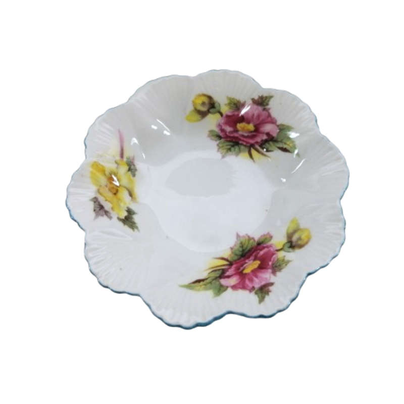 Shelley China Begonia Dainty Round Nut Or Bon Bon Dish
