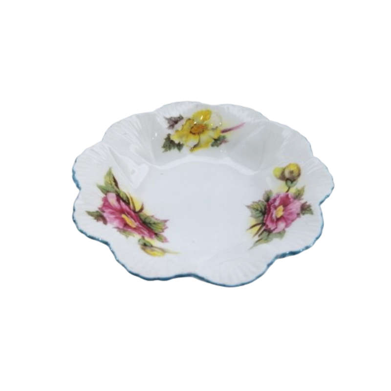 Shelley China Begonia Dainty Round Nut Or Bon Bon Dish