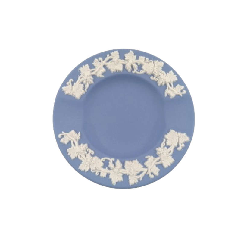 Wedgwood Blue Jasper Ware round pin tray