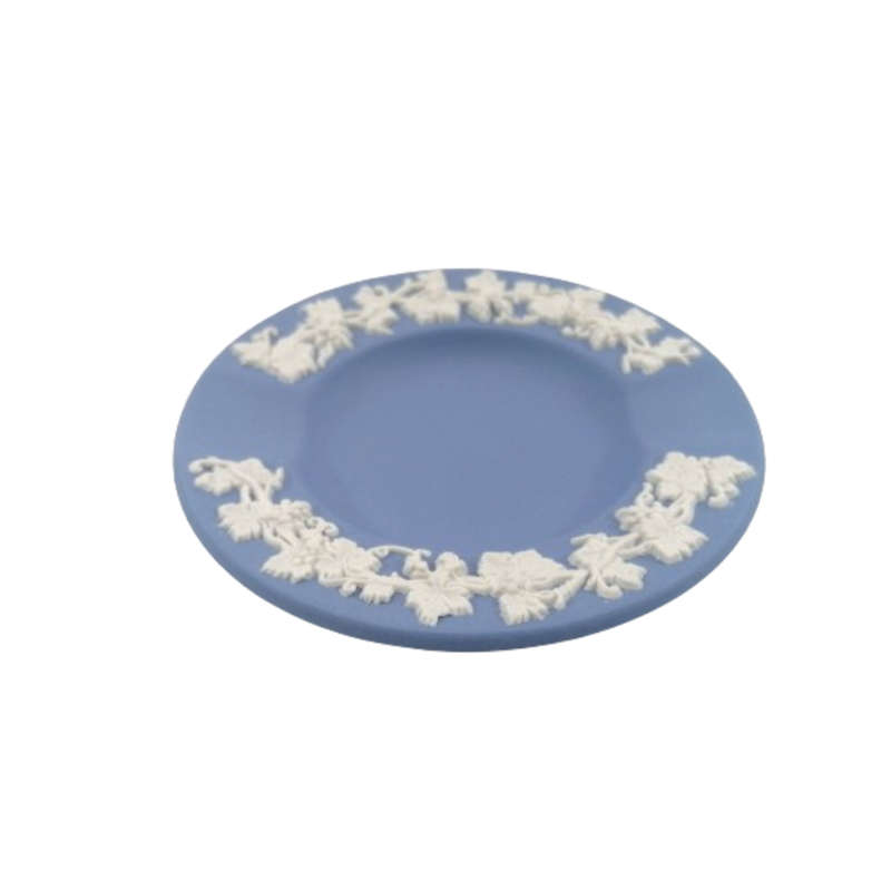 Wedgwood Blue Jasper Ware round pin tray