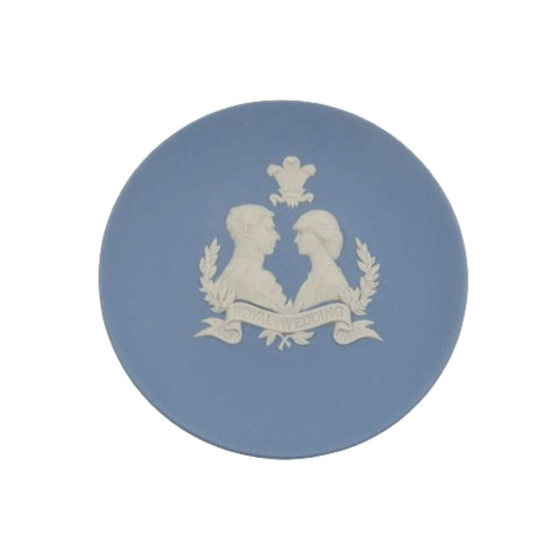Wedgwood Blue Jasper July 1981 Royal Wedding Plate