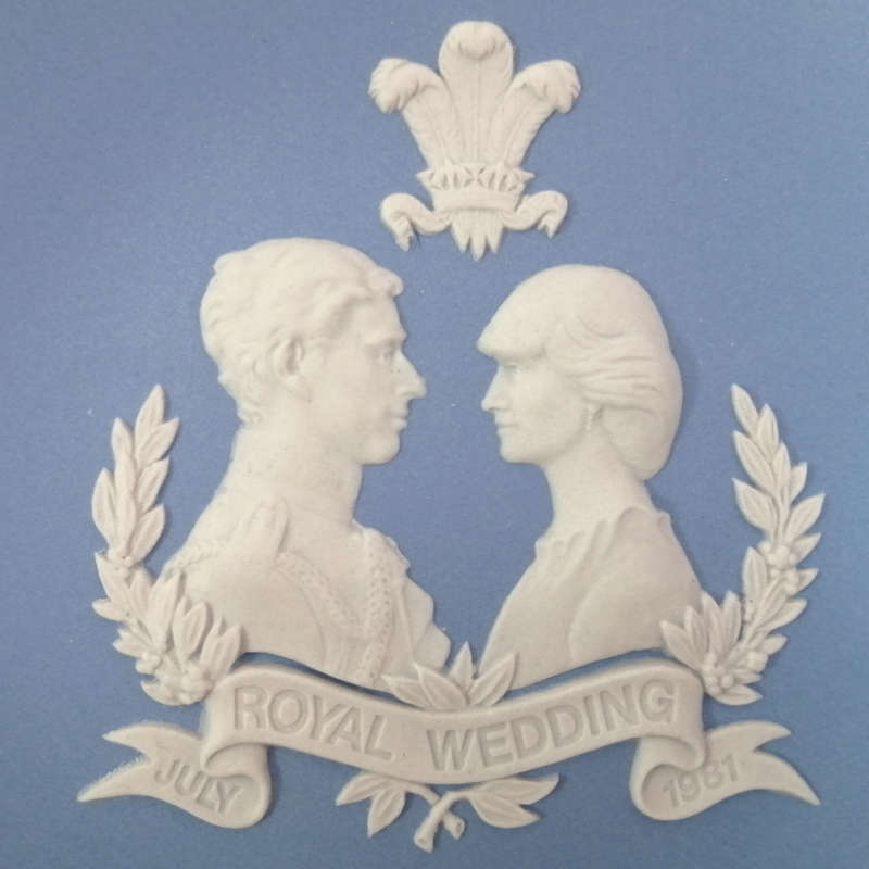 Wedgwood Blue Jasper July 1981 Royal Wedding Plate