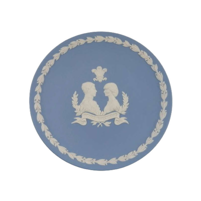 Wedgwood Blue Jasper July 1981 Royal Wedding Plate