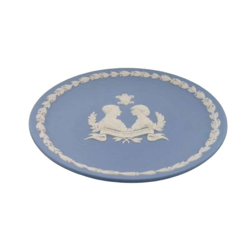 Wedgwood Blue Jasper July 1981 Royal Wedding Plate