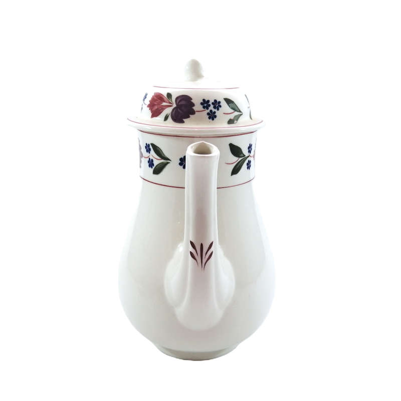 Adams Ironstone Pottery Tall Coffee pot in Old Colonial pattern