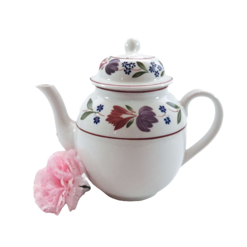 Adams Ironstone Pottery Large Tea Pot in Old Colonial pattern