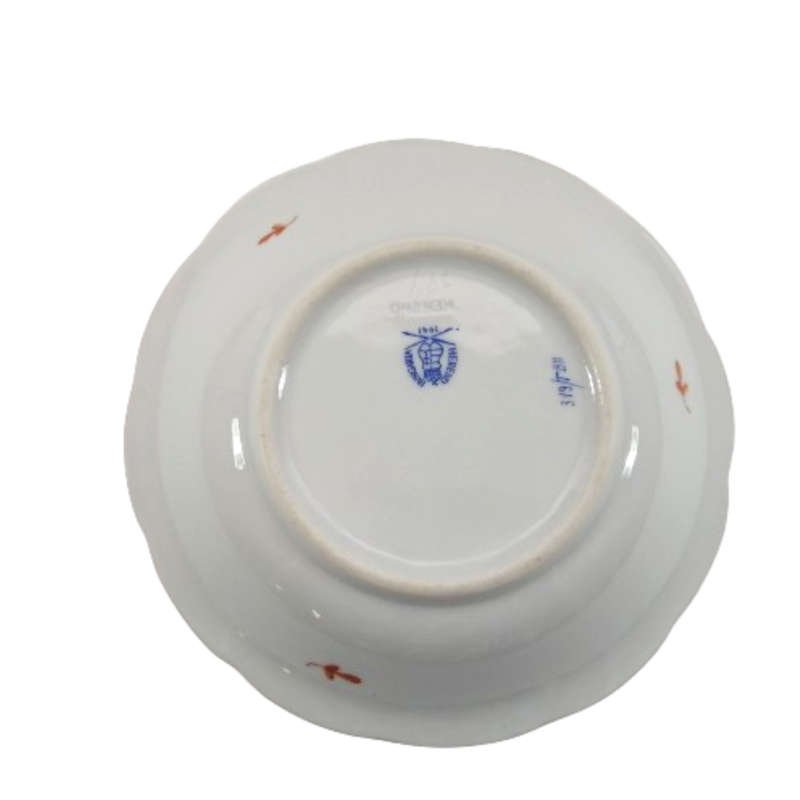 Herend Hungaria Rust Bouquet Gold Dish