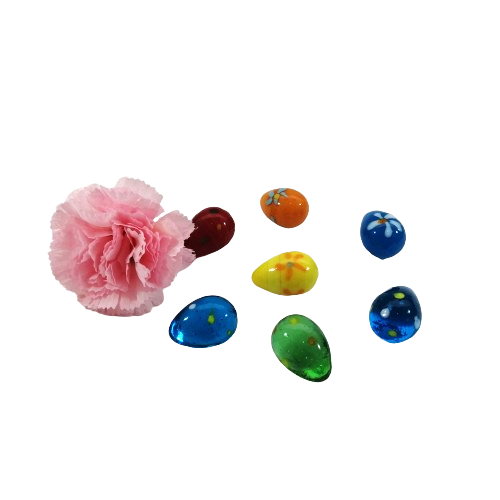 Easter Eggs Marbles Glass Balls Shaped Glass Eggs