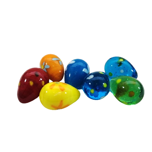 Easter Eggs Marbles Glass Balls Shaped Glass Eggs