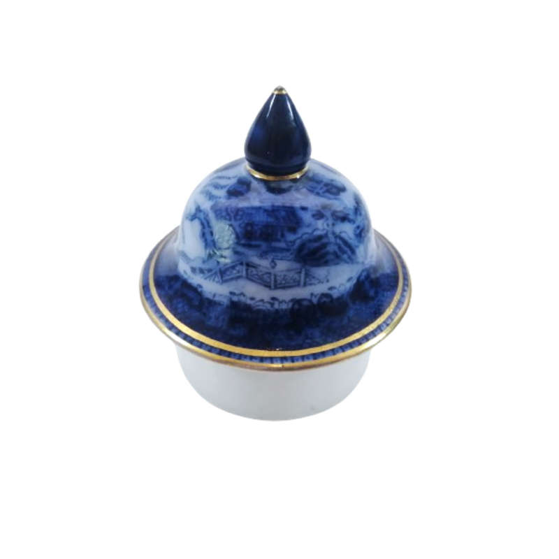 Booths Antique Davenport Blue Willow Coffee Pot