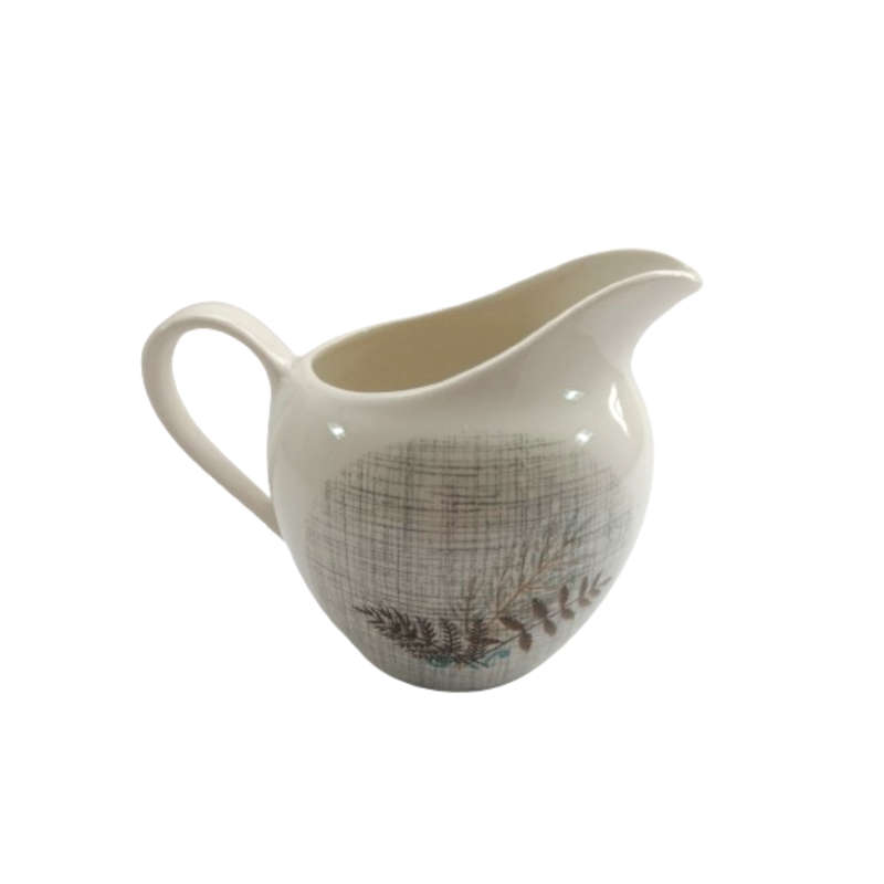 J & G Meakin Rock Fern Art Deco Style Milk Jug