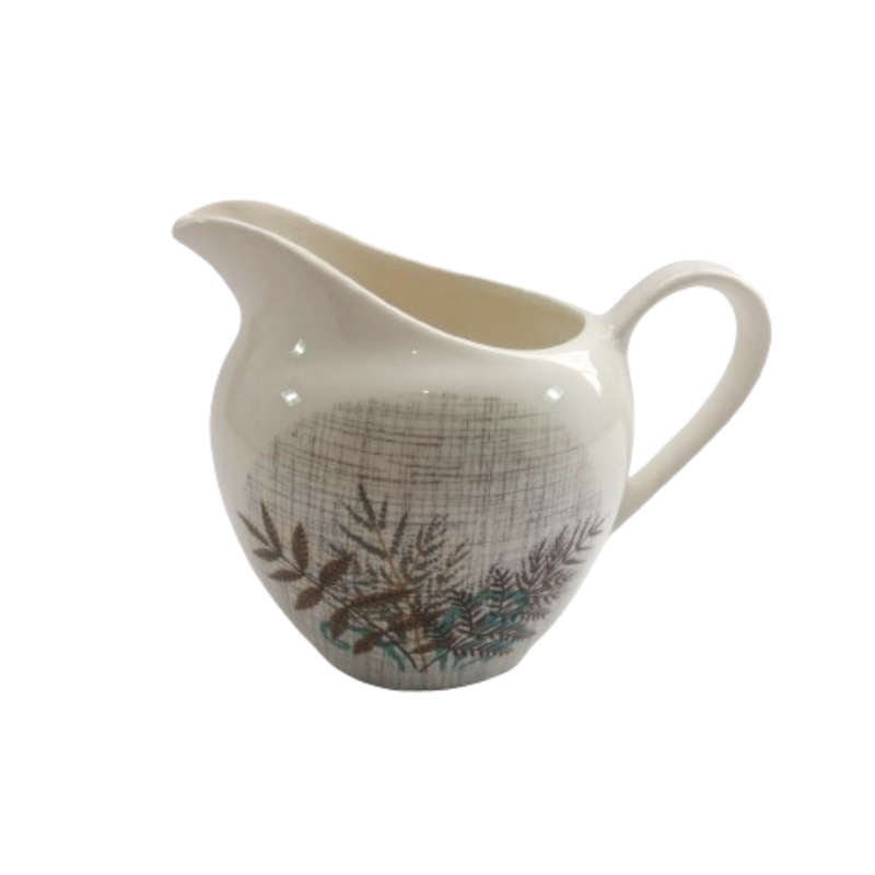 J & G Meakin Rock Fern Art Deco Style Milk Jug