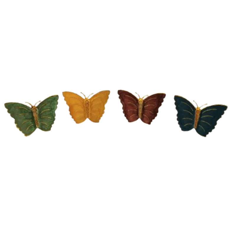 Lenox Butterfly Meadow Metal Enameled Napkin Rings