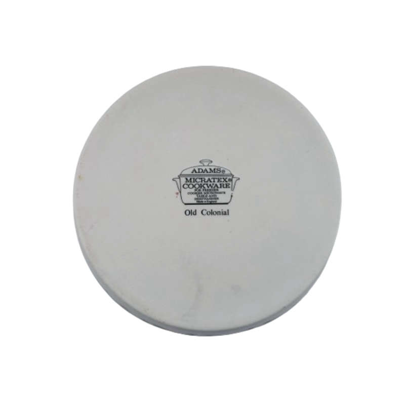 Adams Old Colonial Micratexa Pie Flan Dish Ironstone
