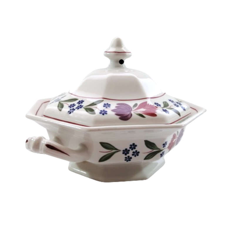 Adams Old Colonial Tureen Serving Dish with Lid & Handles English Ironstone