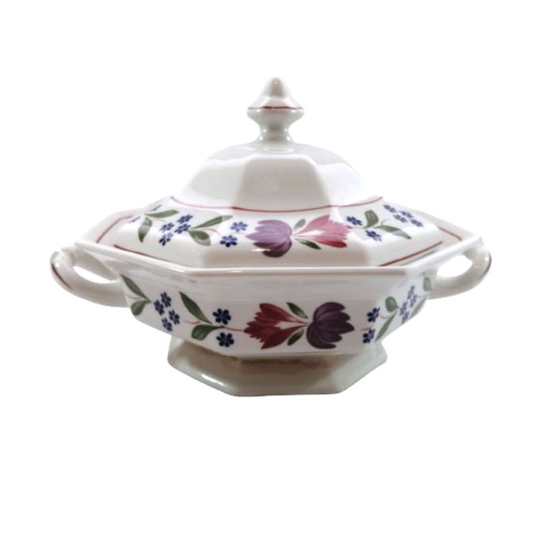 Adams Old Colonial Tureen Serving Dish with Lid & Handles English Ironstone