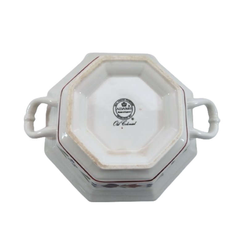 Adams Old Colonial Tureen Serving Dish with Lid & Handles English Ironstone