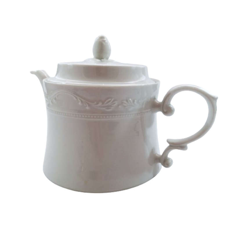 Huguenot Royal Beautiful White Porcelain Tea Pot