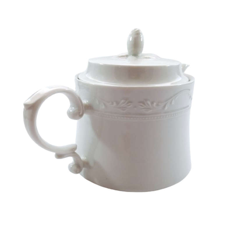 Huguenot Royal Beautiful White Porcelain Tea Pot