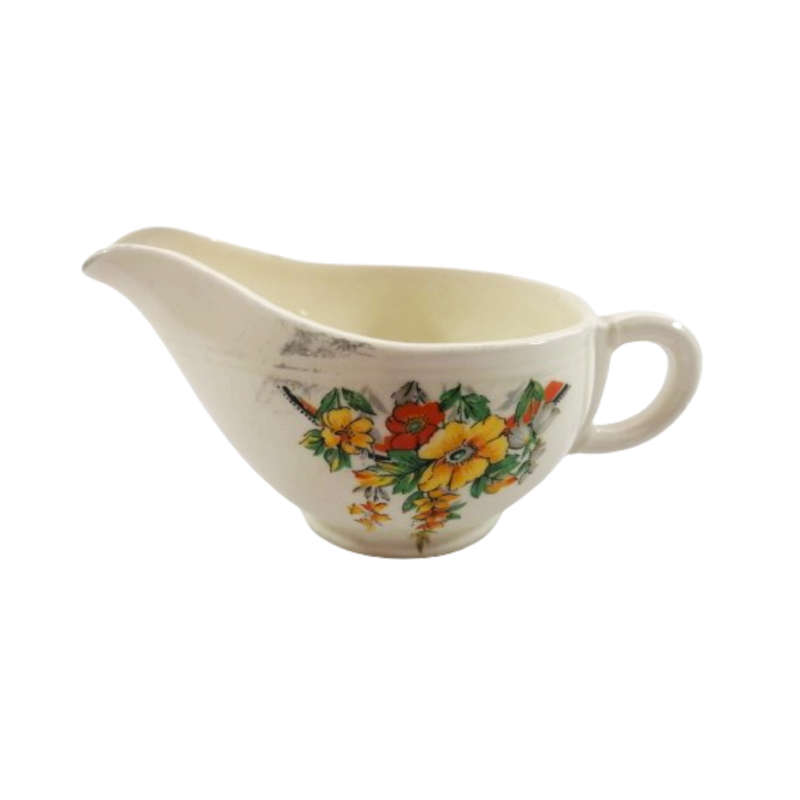 Grindley Pretty Creamer Milk Jug Bright Flowers