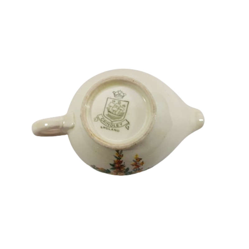 Grindley Pretty Creamer Milk Jug Bright Flowers