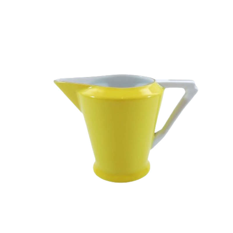 Art Deco Fine Bone China Yellow Art Deco Milk Jug