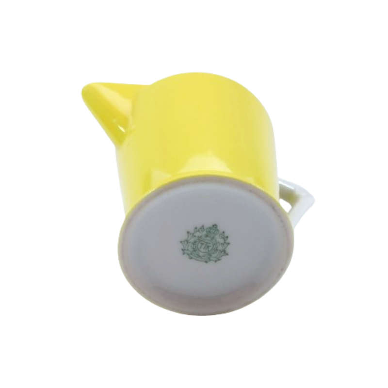 Art Deco Fine Bone China Yellow Art Deco Milk Jug