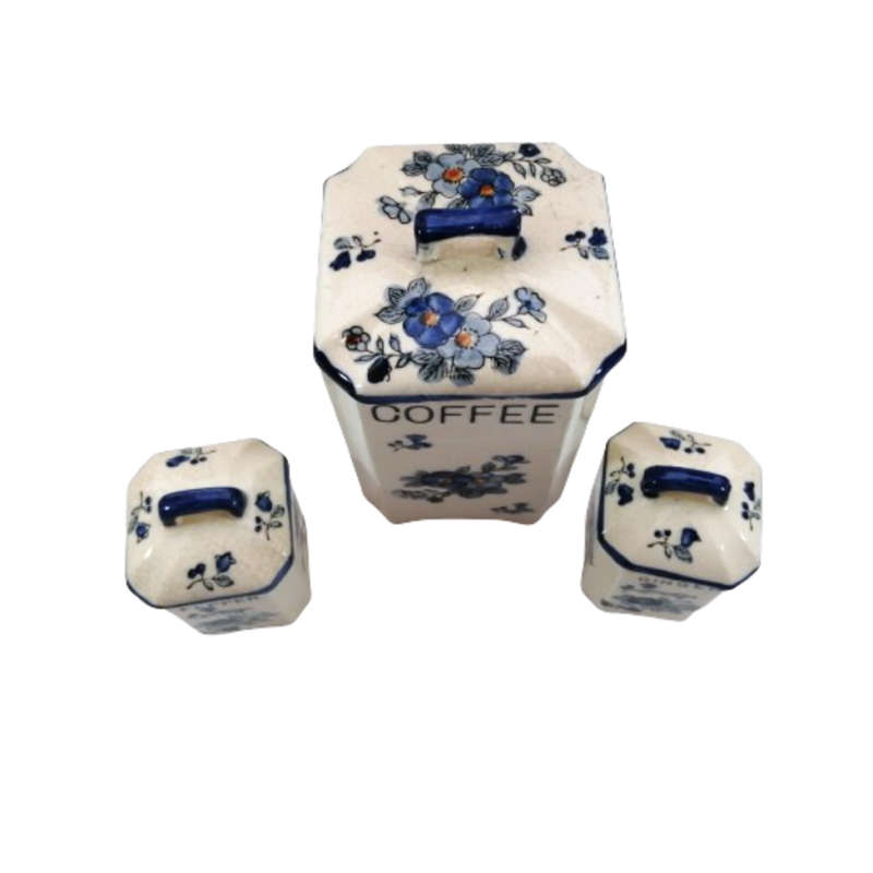 Vintage Ceramic Canisters Storage Jars