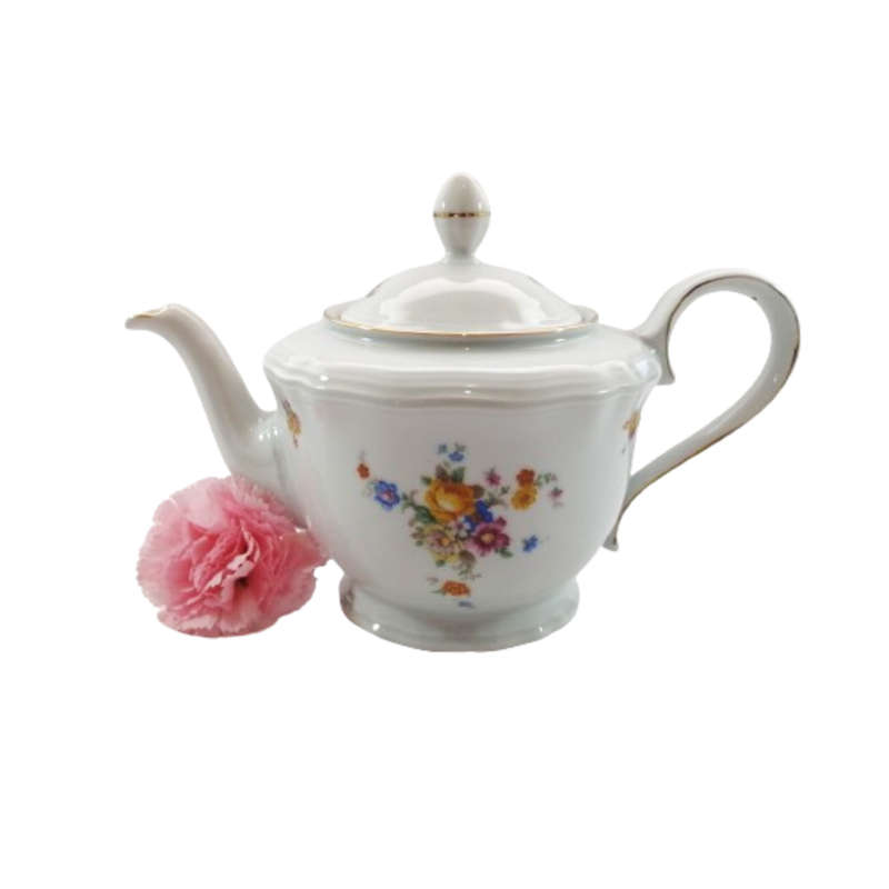 Porcelain Delicate Rheinkrone Bavaria Teapot