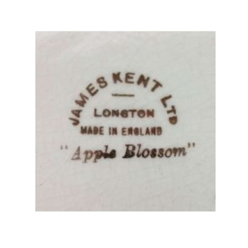 James Kent Apple Blossom chintz all Over Floral Oval Dish