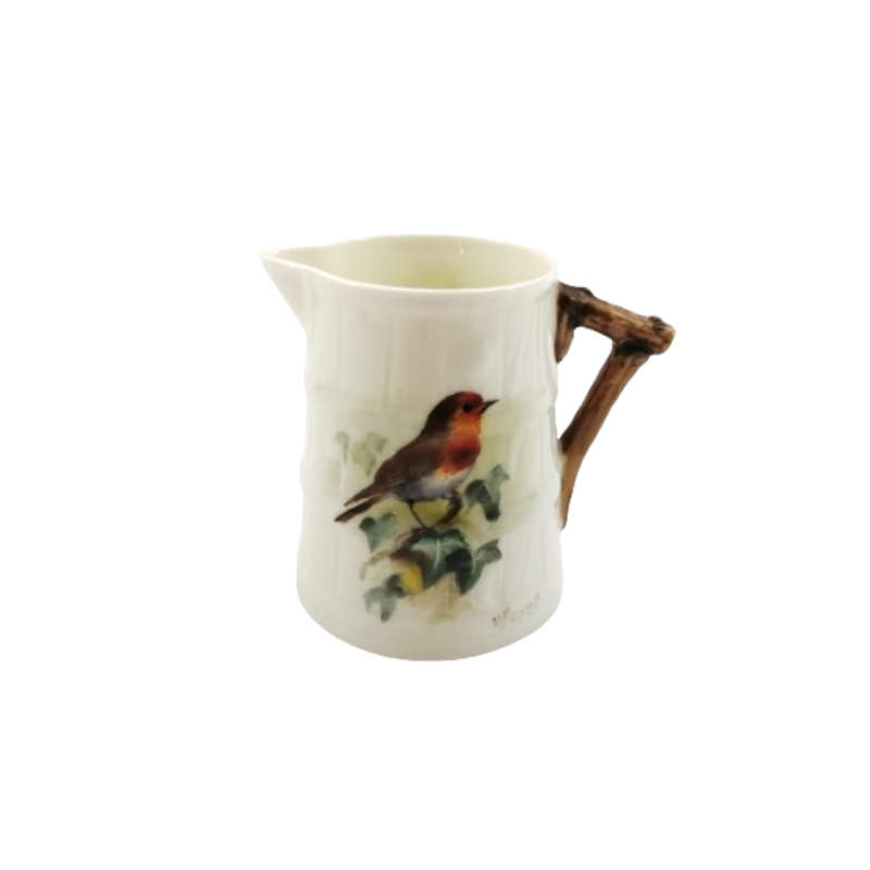 Royal Worcester Barrel Jug, Hand Painted Kingfisher, Signed W.Powell, 1935