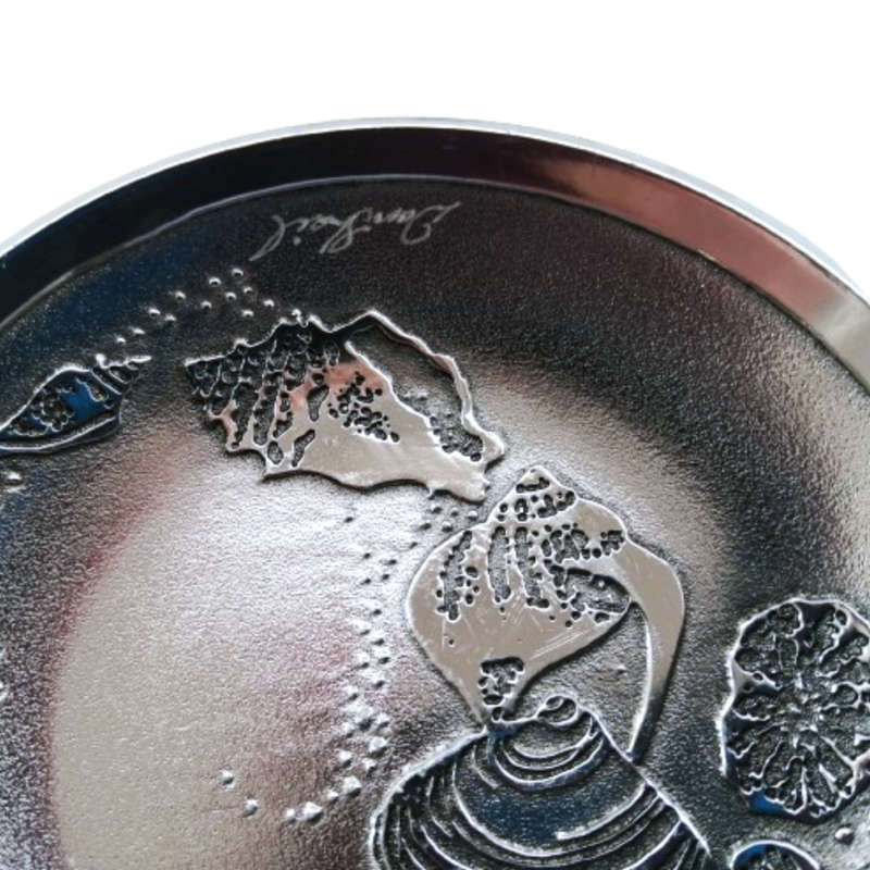 Australian Silversmith Don Sheil `Shell` range Dish