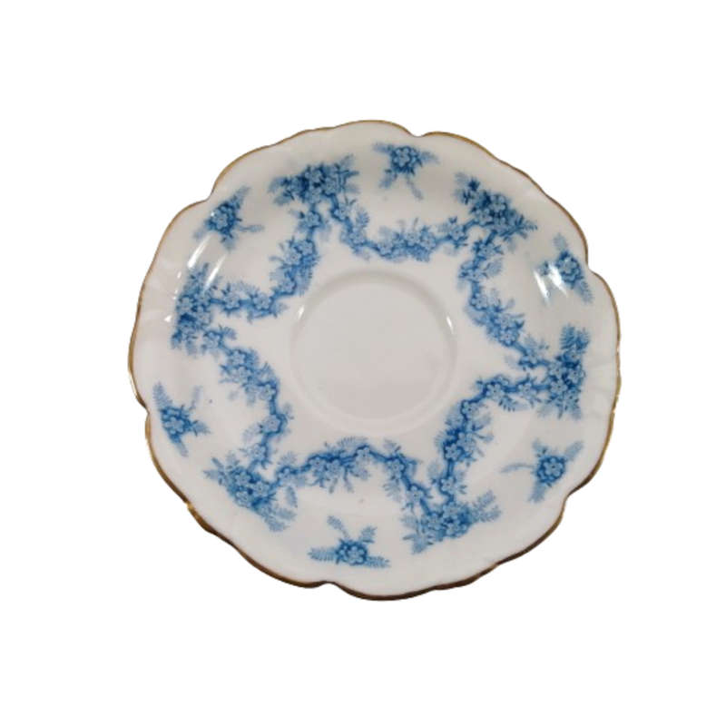 Festoon Fine Bone China White and Blue Trio