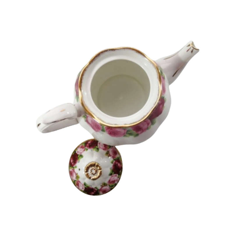 Royal Albert Old English Rose, large 6 cup Teapot