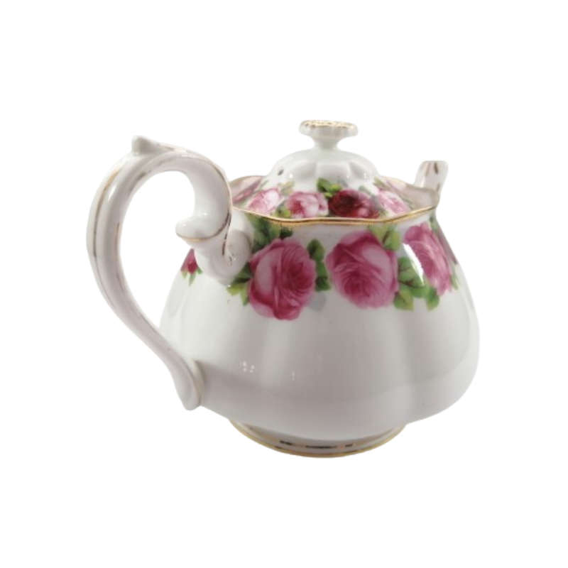 Royal Albert Old English Rose, large 6 cup Teapot