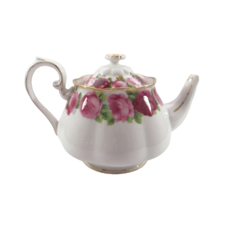Royal Albert Old English Rose, large 6 cup Teapot