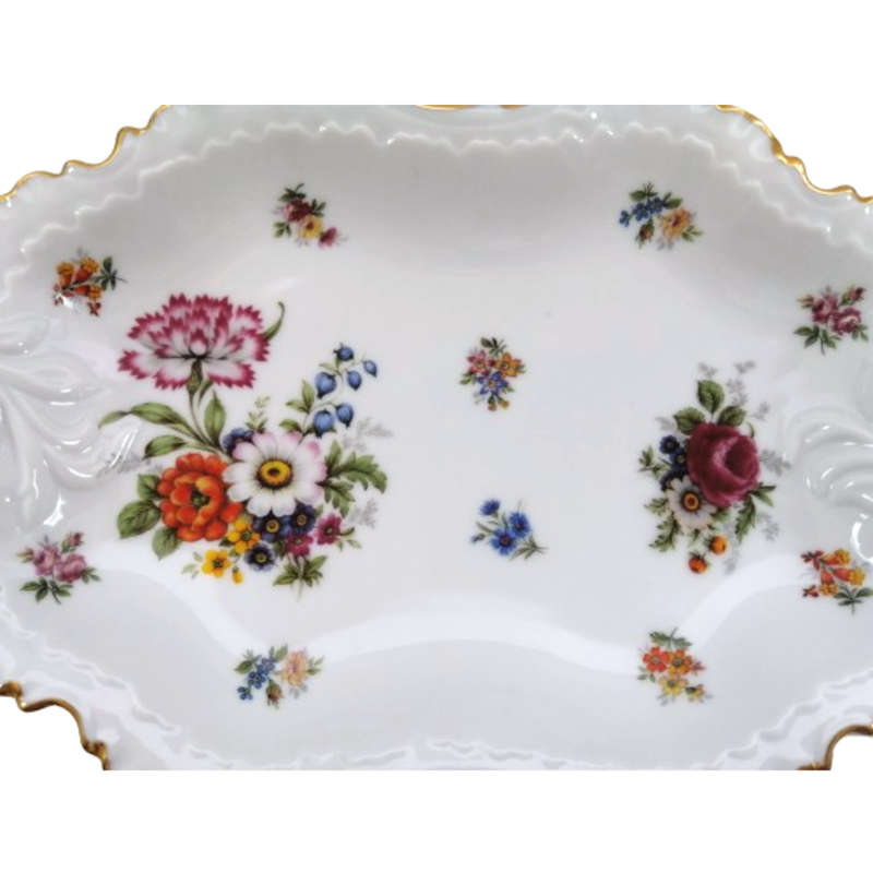 Dresden Echles Porzellan plate exquisite wild flowers