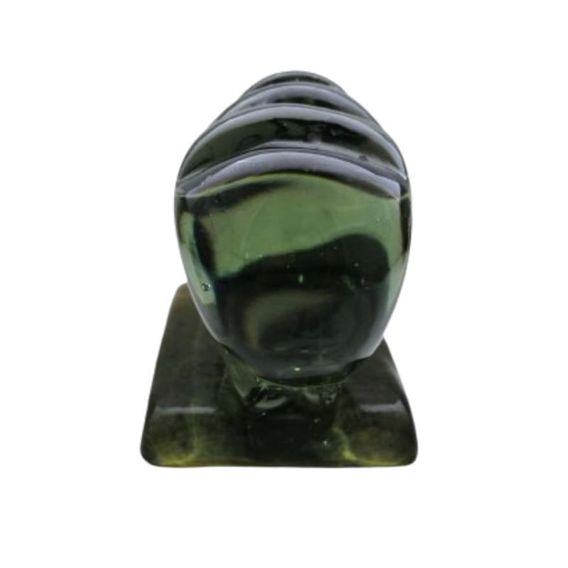 Ngwenya Handmade Huge Rhino Bookend 100% recycled glass