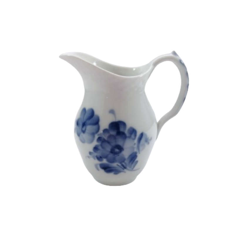 Royal Copenhagen Denmark White Porcelain Pitcher, Creamer
