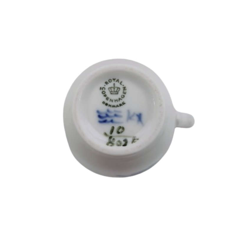Royal Copenhagen Denmark White Porcelain Pitcher, Creamer