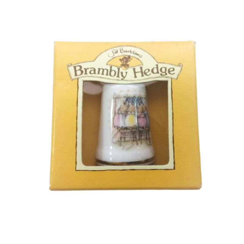 Royal Doulton Brambly Hedge China Thimble, Little Children, Boxed