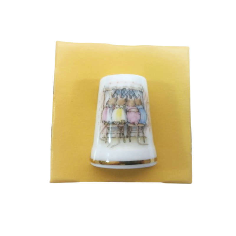Royal Doulton Brambly Hedge China Thimble, Little Children, Boxed