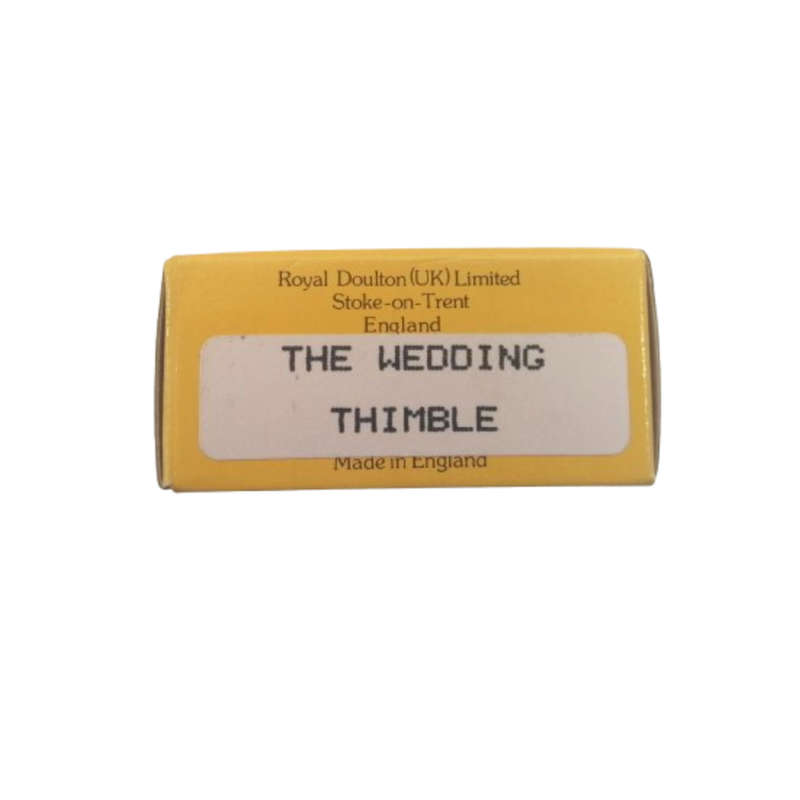Royal Doulton Brambly Hedge China Thimble, The Wedding, Boxed