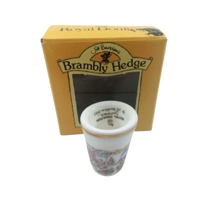 Royal Doulton Brambly Hedge China Thimble, The Wedding, Boxed