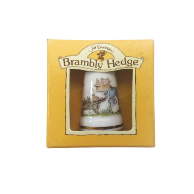 Royal Doulton Brambly Hedge China Thimble Mrs Apple, Boxed