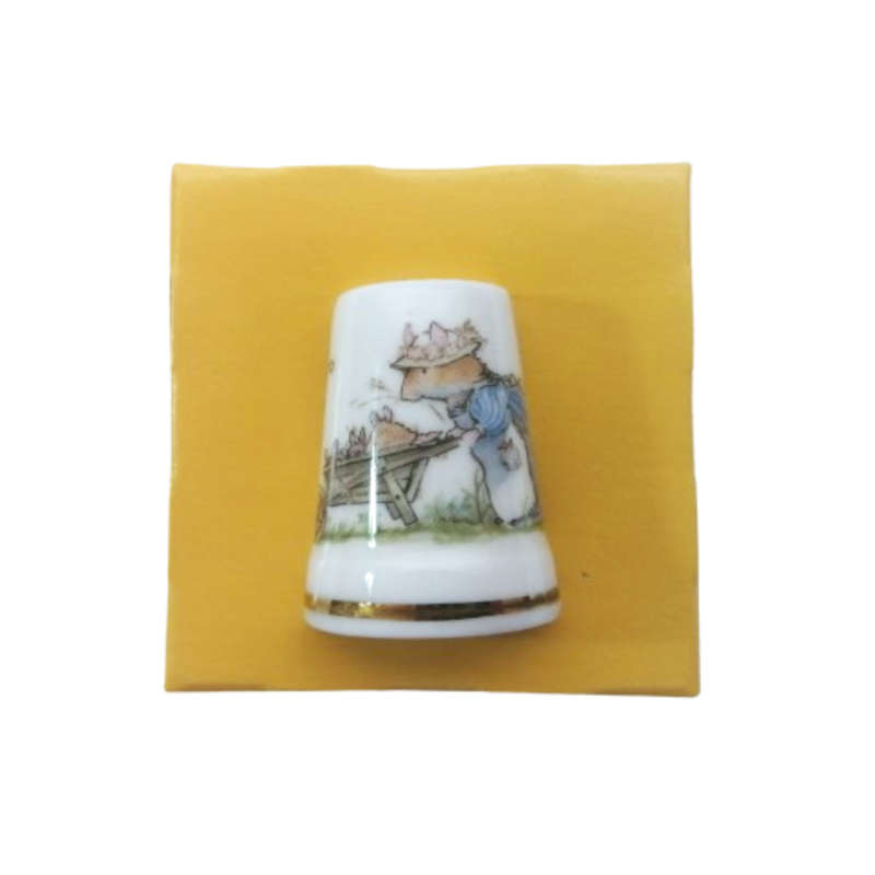 Royal Doulton Brambly Hedge China Thimble Mrs Apple, Boxed