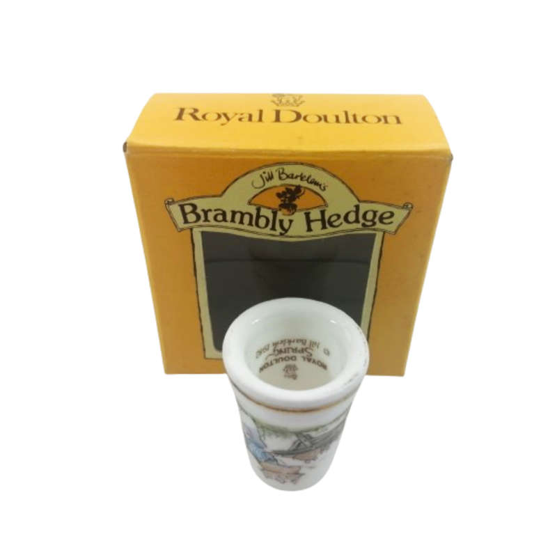 Royal Doulton Brambly Hedge China Thimble Mrs Apple, Boxed
