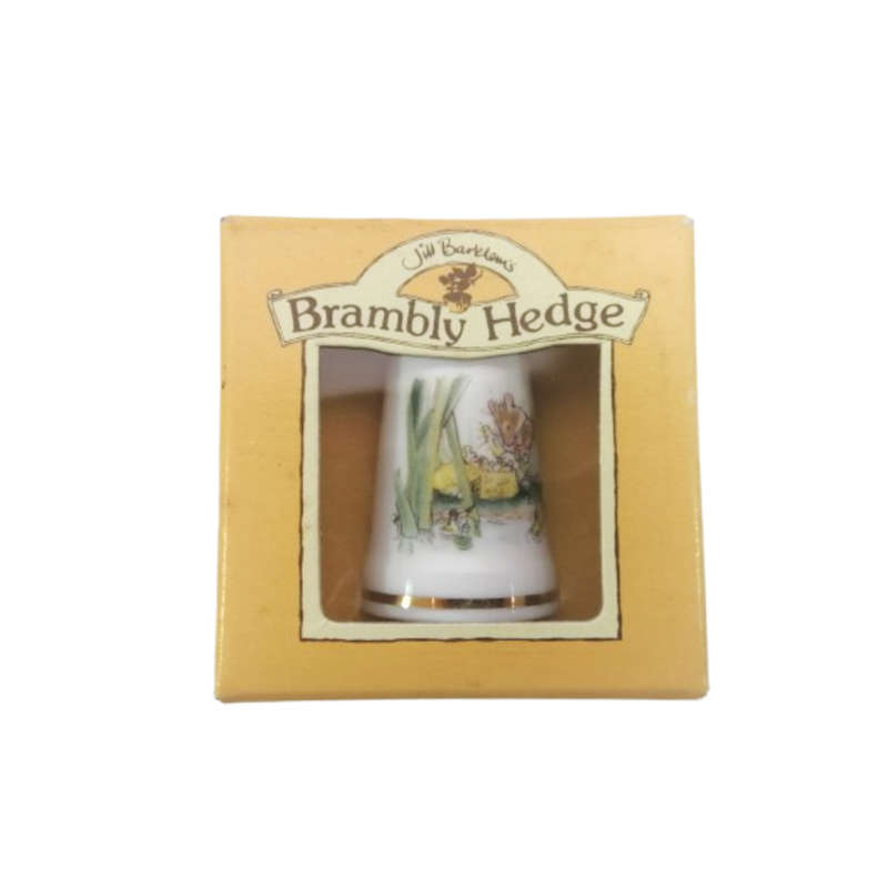 Royal Doulton Brambly Hedge China Thimble Basil in the Rushes, Boxed